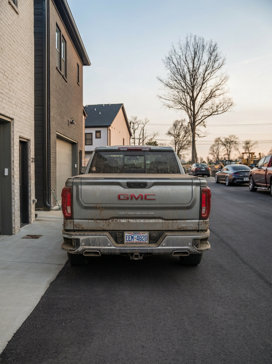 Before detailing — rear view